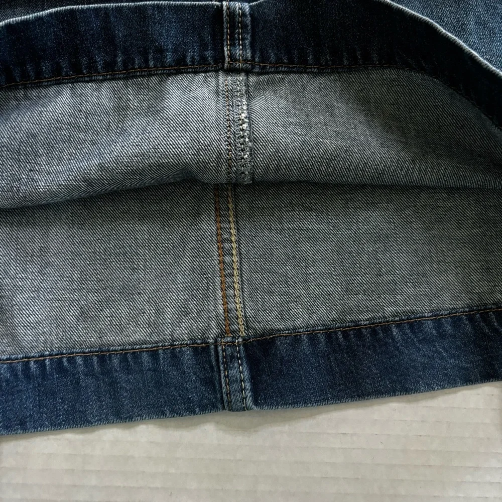 Gap Denim Skirtall Overall Dress Pockets Medium Blue Kid Size‎ XXL or Women’s S